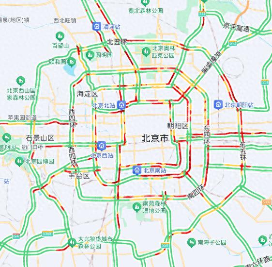 出行提示_北京市暴雨蓝色预警_8月8日降雨影响交通