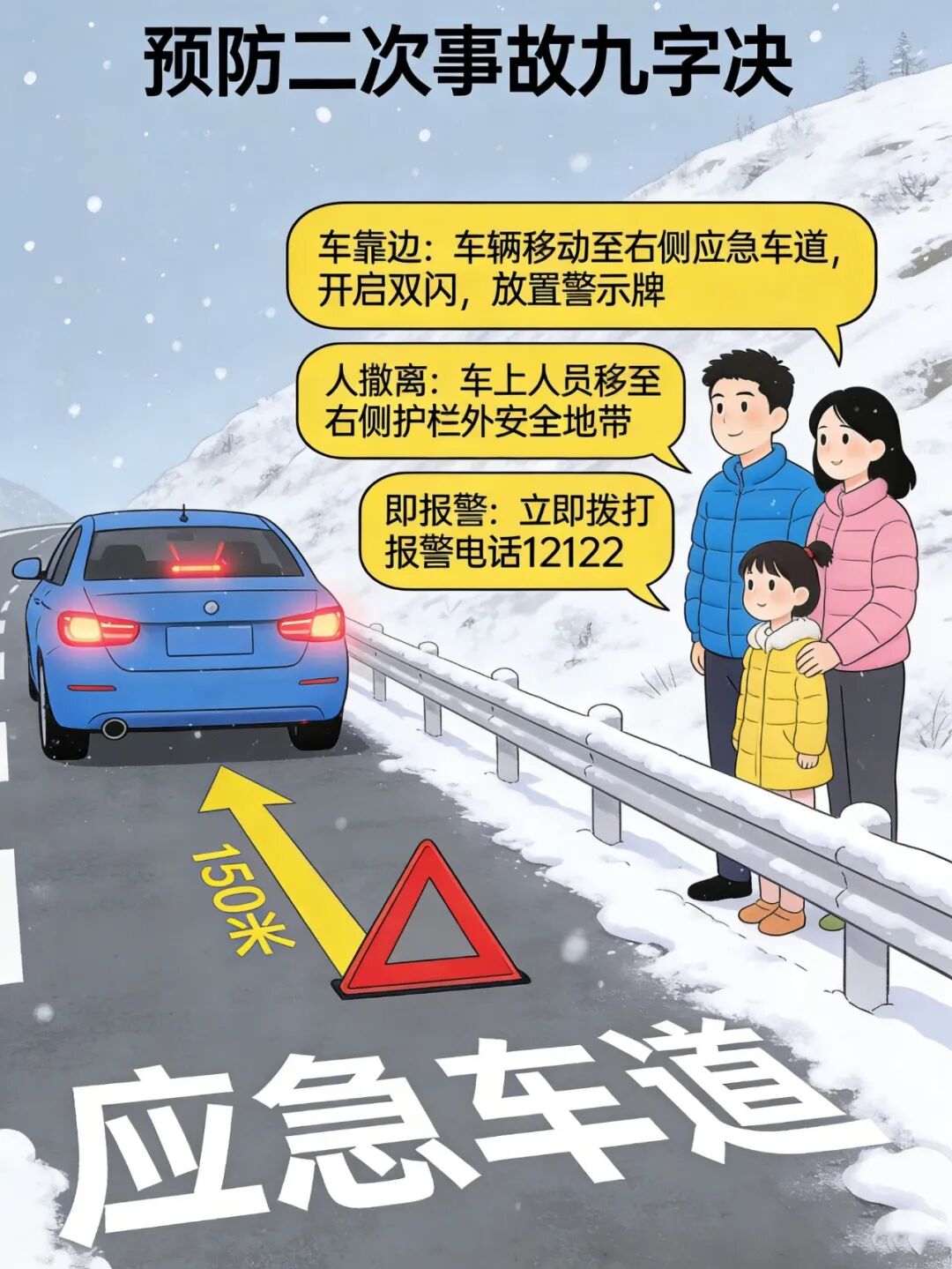 出行提示_雨雪天高速公路行驶注意事项_雪后高速公路行车安全