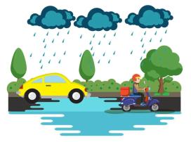 运城市山洪灾害预警_雨天安全行车知识_出行提示