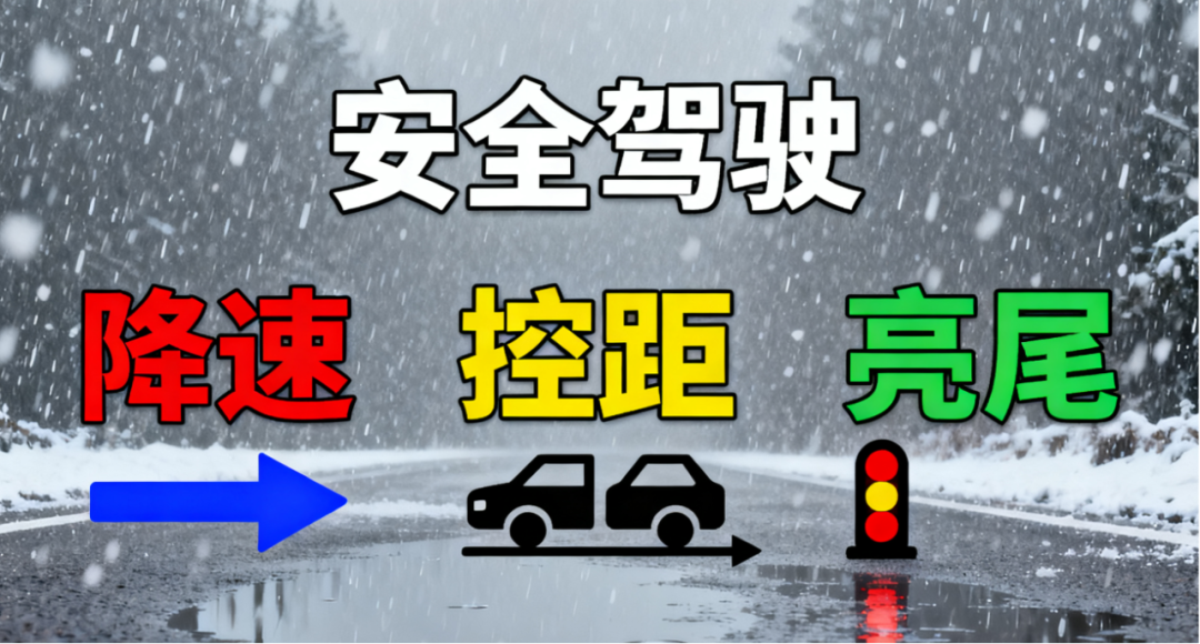秋冬季雨雪天气行车安全指南_雨雪天气行车安全注意事项_出行提示