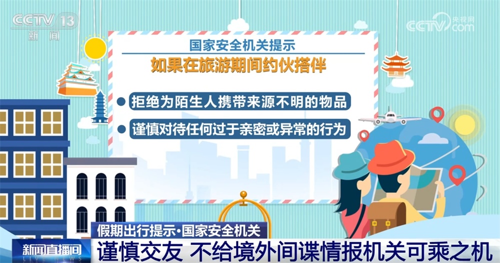出行提示_境外旅游国家秘密保护_出国旅游安全防范