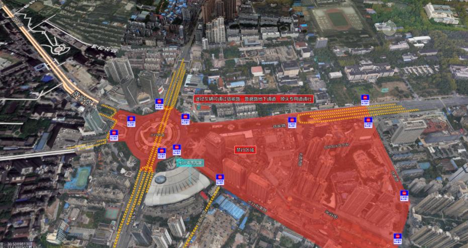 出行提示_武汉跨年交通管制_汉口光谷交通绕行