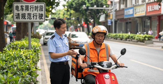 广州市电动自行车限行 外卖骑手应对措施 外卖平台配送政策_禁行