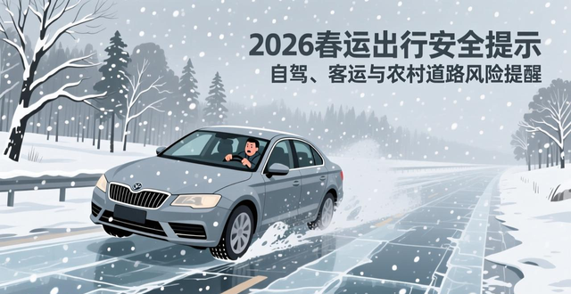 自驾出行违法肇事_出行提示_2026年春运交通安全风险