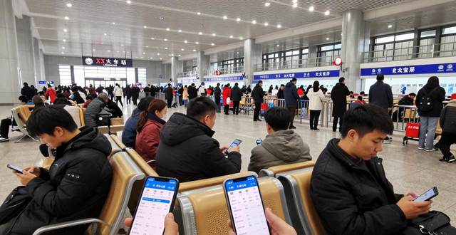 出行提示_送错检票口儿子狂奔200米_春运乘车注意事项