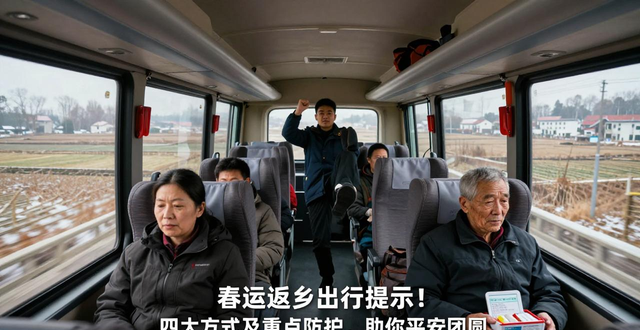 出行提示_春运出行健康防护_飞机火车大巴自驾防护指南