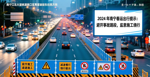 南宁春运期间事故多发路段提醒_2024年春运南宁交通路况信息_出行提示