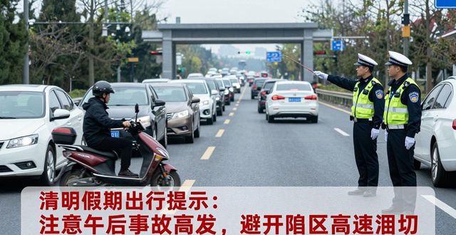 出行提示_2026年清明假期交通安全形势分析_清明假期出行安全提示