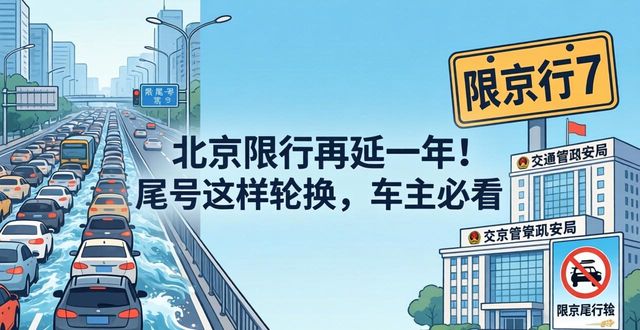 北京机动车尾号限行延期2027年_限行_北京812万辆车限行政策分析