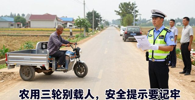 出行提示_农村交通安全出行_农用三轮车载客违法