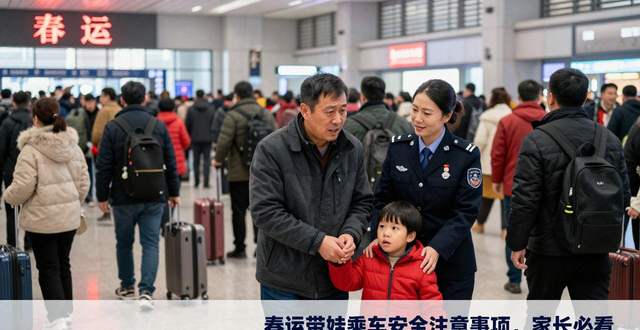 带娃乘车安全注意事项_春运带孩子出行安全_出行提示