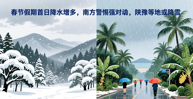 南方强对流天气预警_春节假期天气预报_出行提示