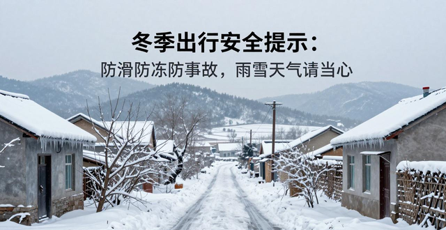 冬季步行安全提示_冬季骑行安全注意事项_出行提示