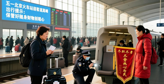 出行提示_小长假铁路旅客量统计_北京铁路警方提醒旅客保管财物