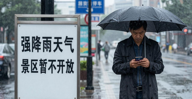强降雨天气旅游注意事项_旅游出行安全提示_出行提示