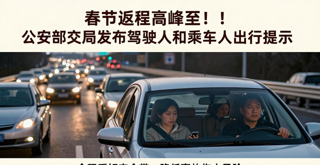 出行提示_春节返程高速公路免费截止日期_返程安全提示驾驶人注意事项
