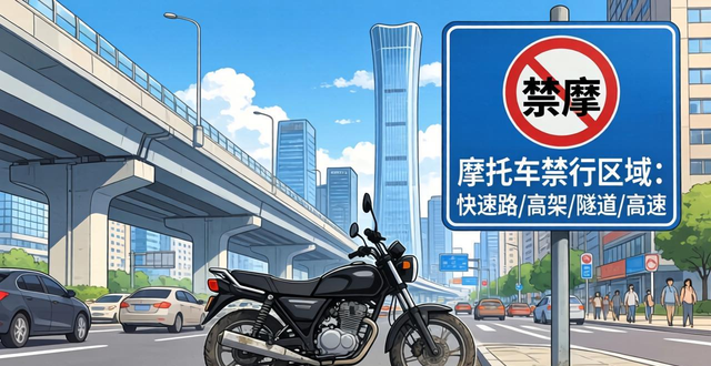 摩托车禁行区域_路段禁行规则_禁行