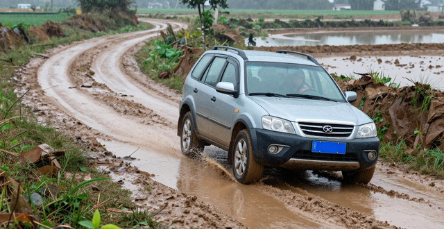 涉水路段安全驾驶方法_高速公路行车技巧_路况