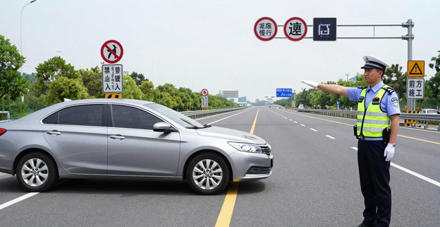 下高速发现禁行区域处理方法_了解禁行规定避免违规_禁行