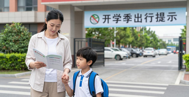 出行提示_家长学生文明出行指南_开学交通安全锦囊