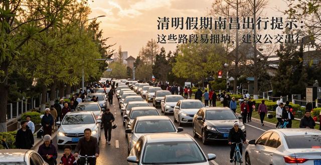 南昌清明假期交通出行_南昌清明拥堵路段_出行提示