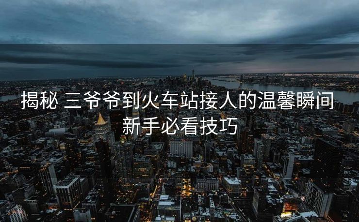 揭秘 三爷爷到火车站接人的温馨瞬间 新手必看技巧