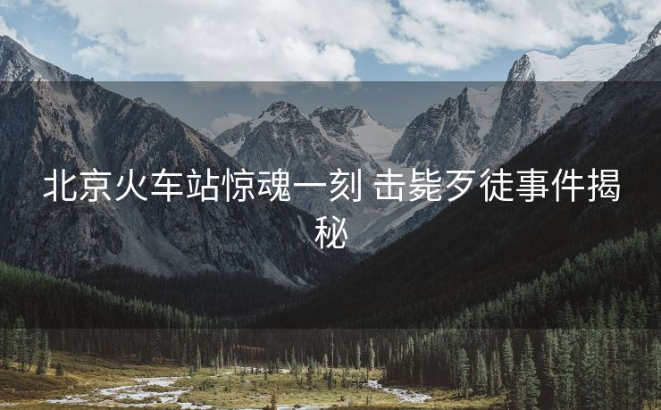 北京火车站惊魂一刻 击毙歹徒事件揭秘